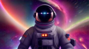 A vision of the future of extraterrestrial life, featuring new planets with advanced technology, space habitats, and surreal landscapes filled with cosmic wonders. video