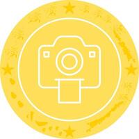 Polaroid Photos Icon Design vector
