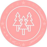 Evergreen Tree Icon Design vector
