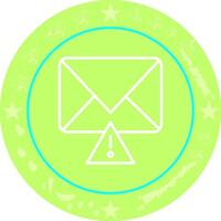 Message Alert Icon Design vector