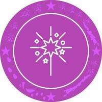Sparklers Icon Design vector