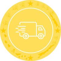 Delivery Truck Icon Design vector