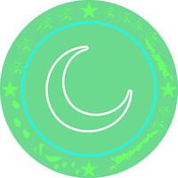 Moon Icon Design vector