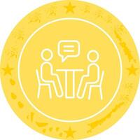 News Interview Icon Design vector
