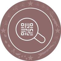 QR Code App Icon Design vector