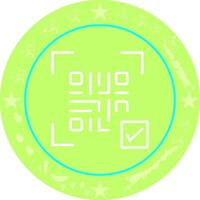 QR Code Link Icon Design vector