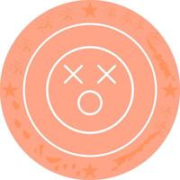 Dizzy Face Icon Design vector