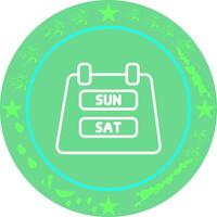 Weekend Getaway Icon Design vector