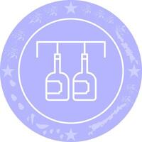 Wine Tasting Icon Design vector