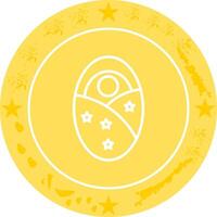 Swaddle Time Icon Design vector