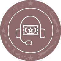 Support Ticket Icon Design vector