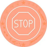 Stop Sign Icon Design vector