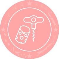 Wine Cork Icon Design vector