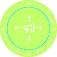 Ad Campaign Icon Design vector