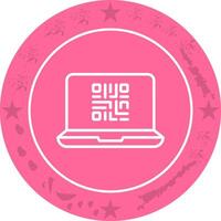 QR Code Scanner App Icon Design vector