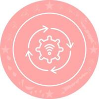 Automated Process Icon Design vector
