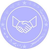 Handshake Icon Design vector