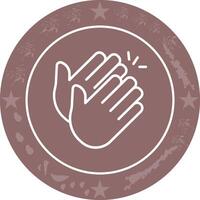 Clapping Hands Icon Design vector