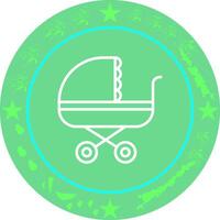 Stroller Time Icon Design vector