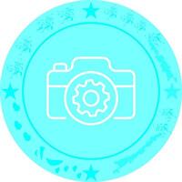 Camera Settings Icon Design vector