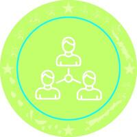 Employee Connection Icon Design vector