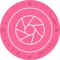 Aperture Artifacts Icon Design vector