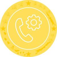 Technical Help Icon Design vector