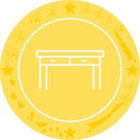 Table Icon Design vector