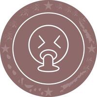 Face Vomiting Icon Design vector