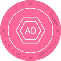 Ad Blocker Icon Design vector