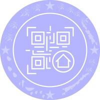 QR Code Menu Icon Design vector