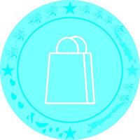 Shopping Bag Icon Design vector