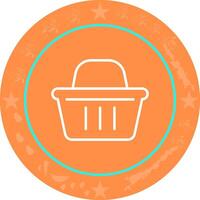 Shopping Basket II Icon Design vector