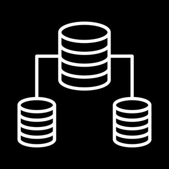Structured Data icon vector