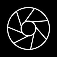 Aperture Artifacts Icon Design vector