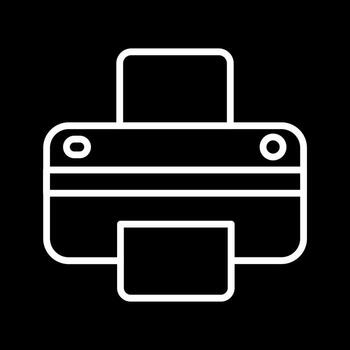 Printer Icon Design vector