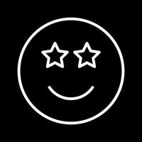 Star-Struck Icon Design vector