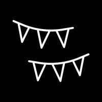 Streamers Icon Design vector