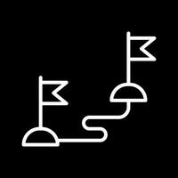 Milestones Icon Design vector