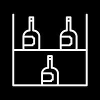 Wine Rack Icon Design vector