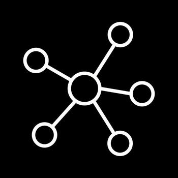 diseño de icono de red vector