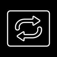 Repeat Button Icon Design vector