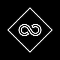 Infinity Sign Icon Design vector