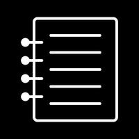 Notepad Icon Design vector