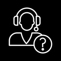 Help Request Icon Design vector