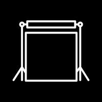 Photography Backdrops Icon Design vector