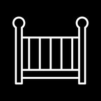 Nursery Cots Icon Design vector