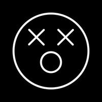 Dizzy Face Icon Design vector