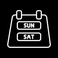 Weekend Getaway Icon Design vector