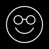 Nerd Face Icon Design vector